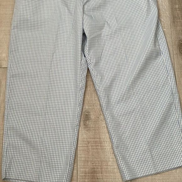 Tail Sz 6 Golf Pants Checked Cropped Pockets - Picture 2 of 5